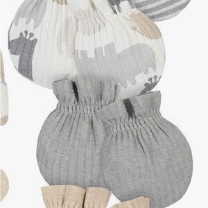 Set of Neutral Baby Mittens